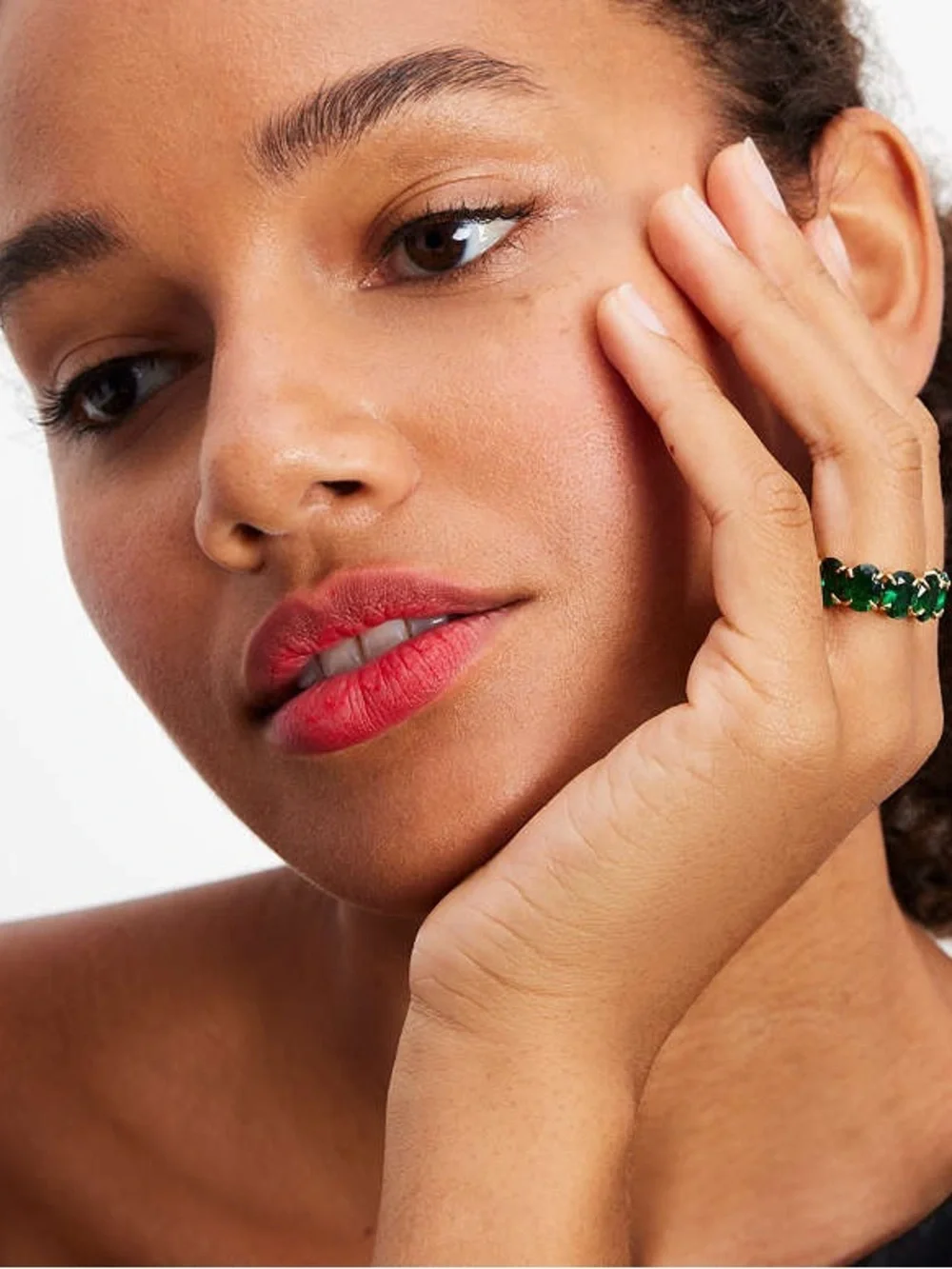 $98 Kate Spade Candy Shop Oval Ring green Size 6